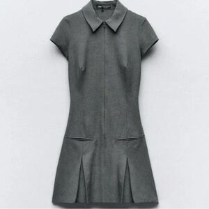 Zara Grey Women's Mini Dress